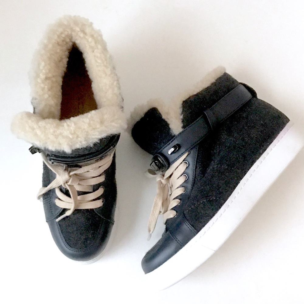 Coach Richmond wedge Sherpa sneakers